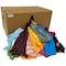 Absorbents Midwest Reclaimed Mulitcolored T-Shirt Rags, 25lb Box 20-202-B - alternate 1
